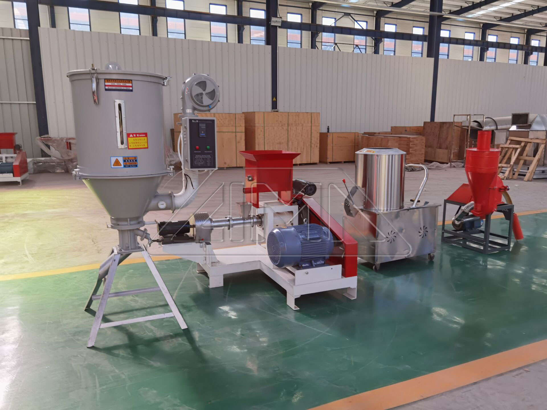 Small Floating Fish Feed Production Line for Ghana